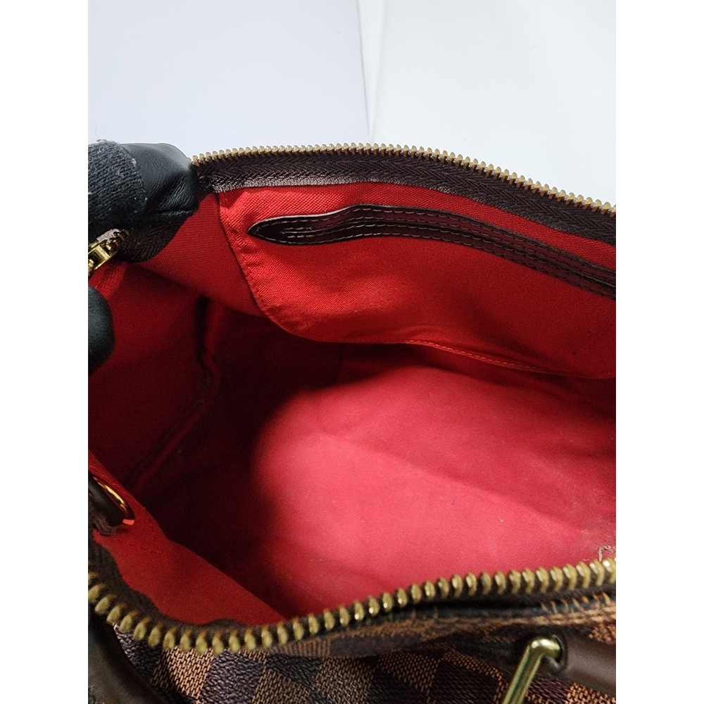 LOUIS VUITTON Damier Canvas Speedy 30 Bag Brown - Picture 14 of 14
